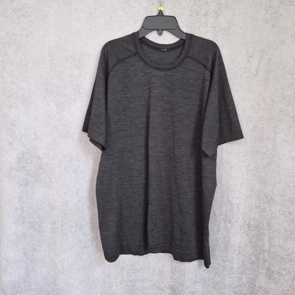 Lululemon Heathered Gray T-shirt Run Swiftly Short Sleeve Swift Tech Large